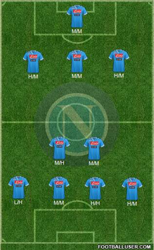 Napoli Formation 2013