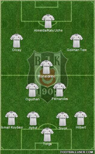 Besiktas JK Formation 2013