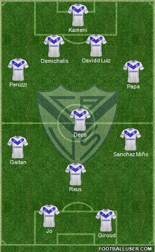 Vélez Sarsfield Formation 2013