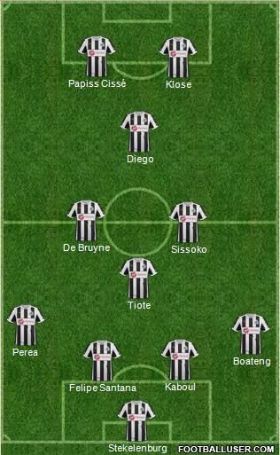 Newcastle United Formation 2013