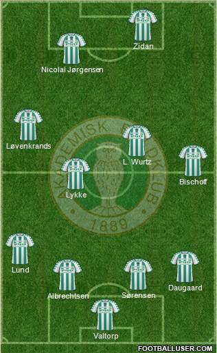 Akademisk Boldklub Formation 2013
