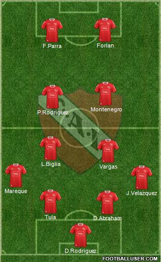 Independiente Formation 2013