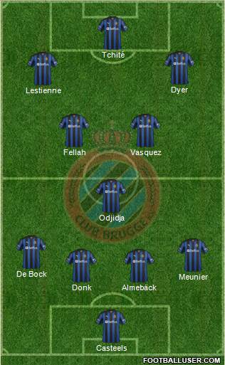Club Brugge KV Formation 2013