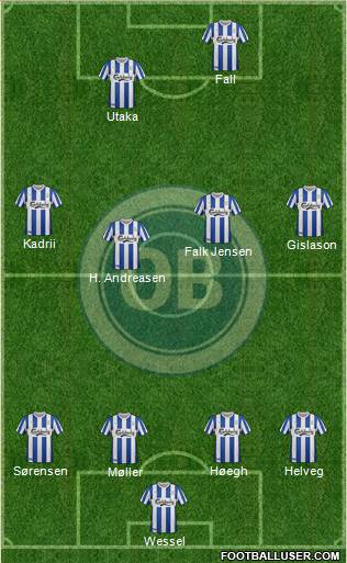 Odense Boldklub Formation 2013