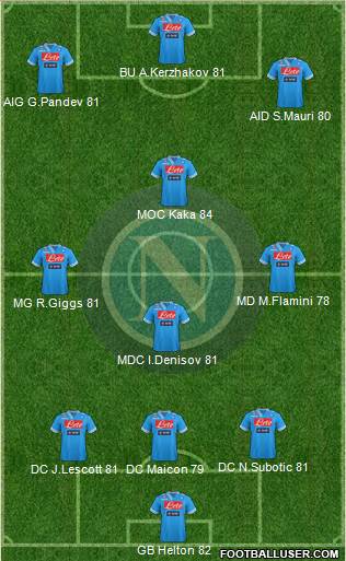 Napoli Formation 2013