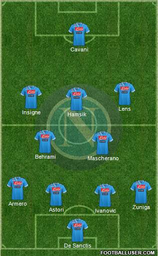 Napoli Formation 2013
