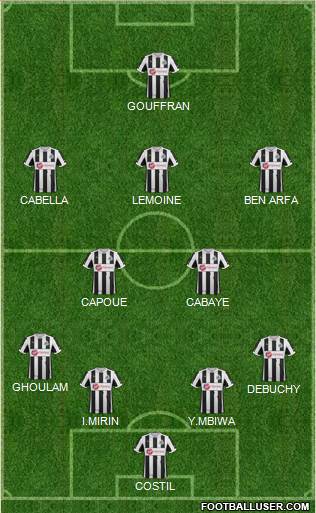 Newcastle United Formation 2013