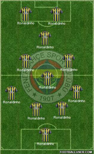Fenerbahçe SK Formation 2013