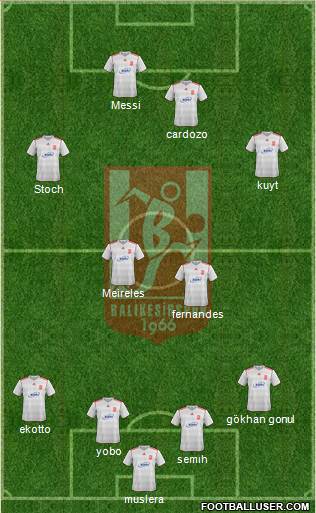 Balikesirspor Formation 2013