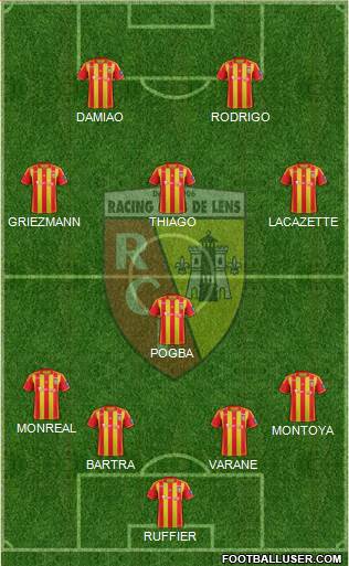 Racing Club de Lens Formation 2013