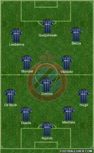Club Brugge KV Formation 2013