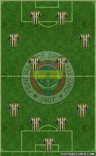 Fenerbahçe SK Formation 2013