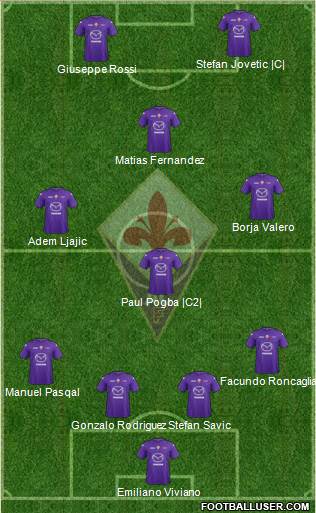Fiorentina Formation 2013