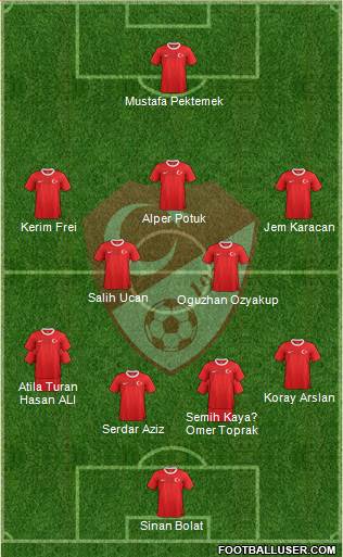 Turkey Formation 2013