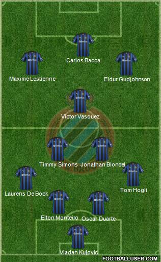 Club Brugge KV Formation 2013