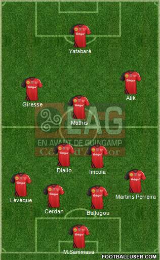 En Avant de Guingamp Formation 2013
