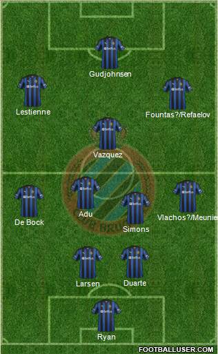 Club Brugge KV Formation 2013