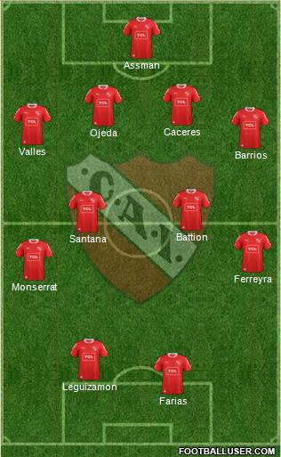 Independiente Formation 2013