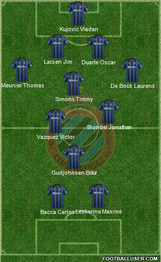 Club Brugge KV Formation 2013