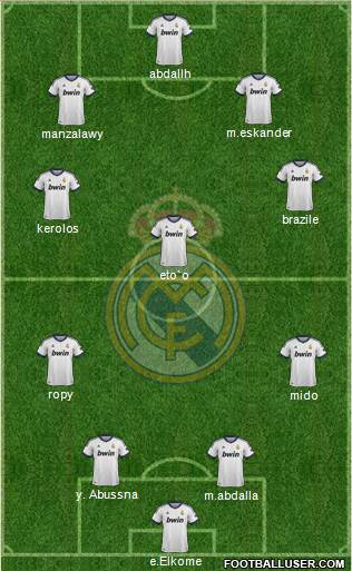 R. Madrid Castilla Formation 2013
