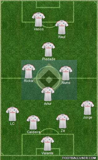 Hamburger SV Formation 2013