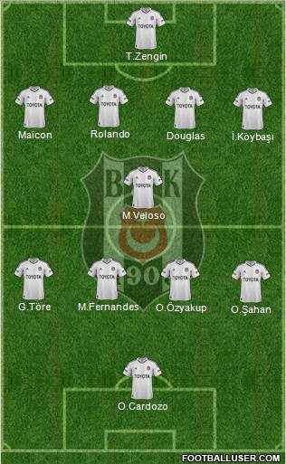 Besiktas JK Formation 2013