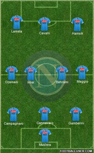 Napoli Formation 2013