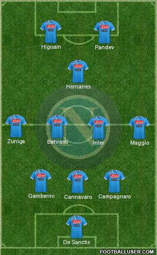 Napoli Formation 2013