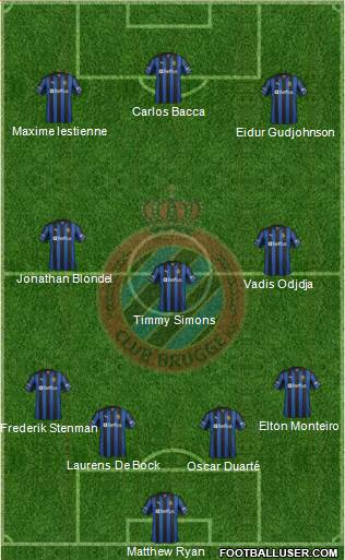 Club Brugge KV Formation 2013