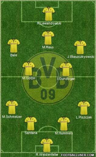 Borussia Dortmund Formation 2013