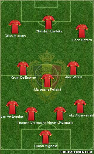 Belgium Formation 2013