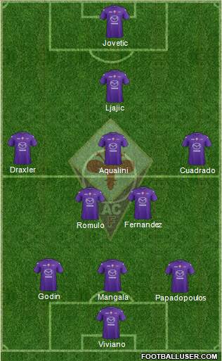 Fiorentina Formation 2013