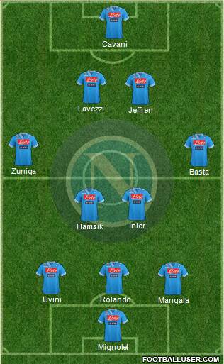 Napoli Formation 2013