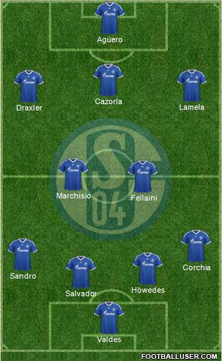 FC Schalke 04 Formation 2013
