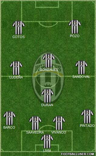 Juventus Formation 2013