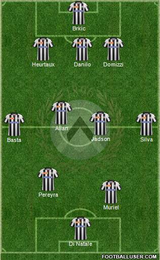 Udinese Formation 2013