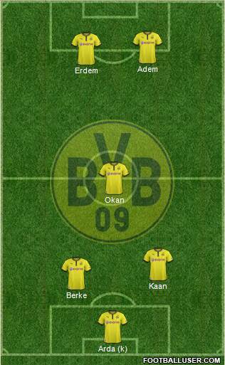 Borussia Dortmund Formation 2013
