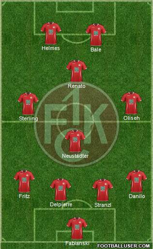 1.FC Kaiserslautern Formation 2013