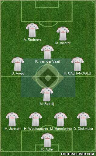 Hamburger SV Formation 2013
