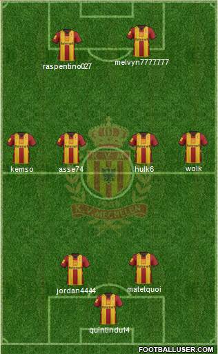 Yellow Red KV Mechelen Formation 2013