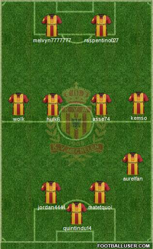 Yellow Red KV Mechelen Formation 2013