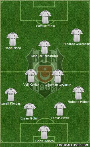 Besiktas JK Formation 2013