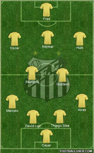 Santos FC Formation 2013