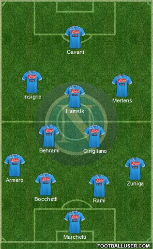 Napoli Formation 2013