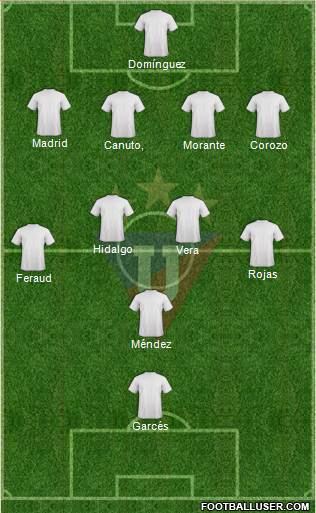 LDU de Quito Formation 2013