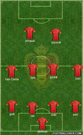 Belgium Formation 2013