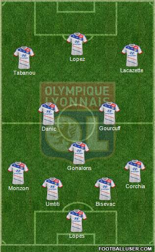 Olympique Lyonnais Formation 2013
