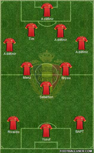 Belgium Formation 2013