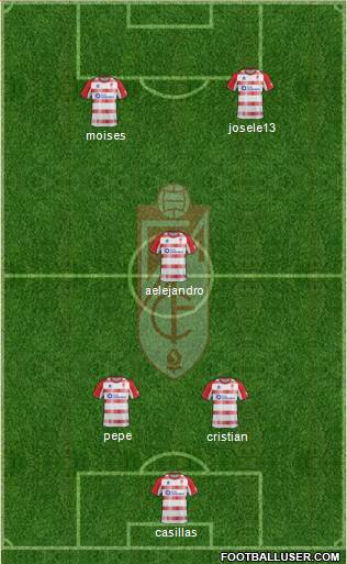 Granada C.F. Formation 2013
