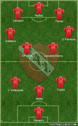 Independiente Formation 2013